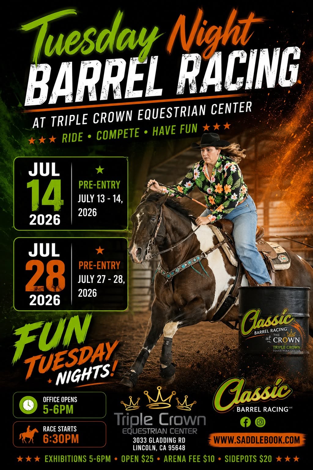 Tuesday Night Barrel Racing