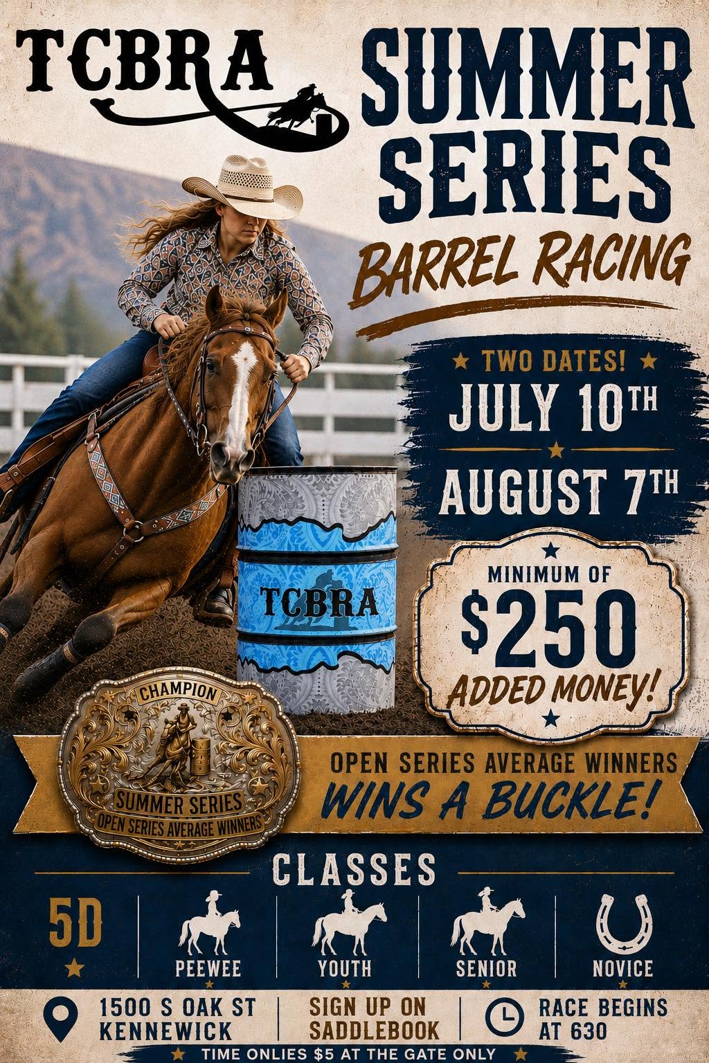 TCBRA Fundraiser Race 2 8/7/2026