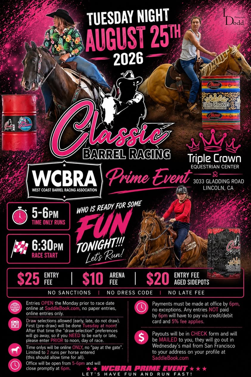 Tuesday Night Barrel Racing