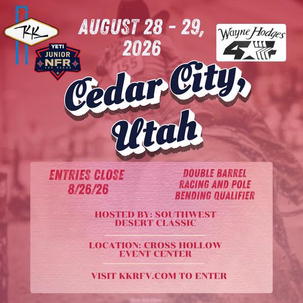 KK Run for Vegas Cedar City, UT Barrels and Poles