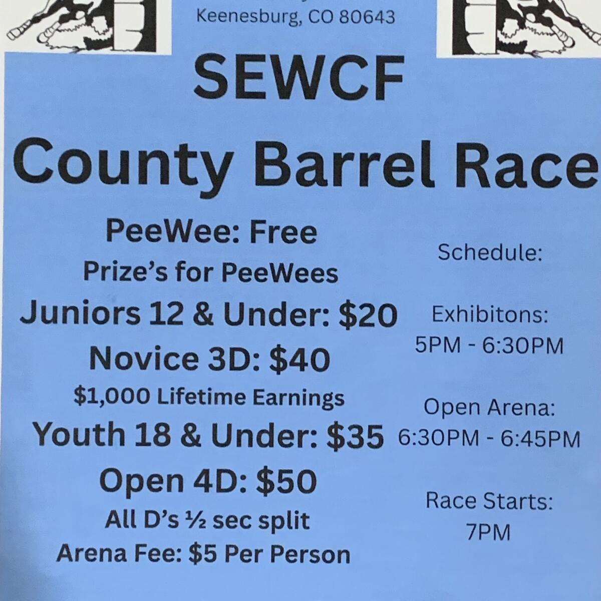 SEWCF County Barrel Race