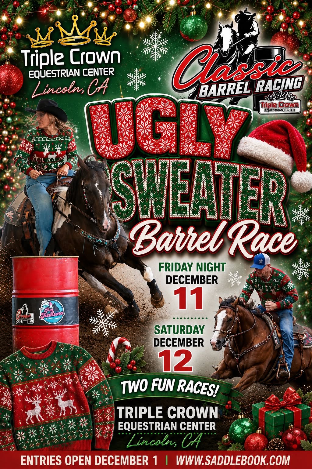 Ugly Sweater Barrel Race