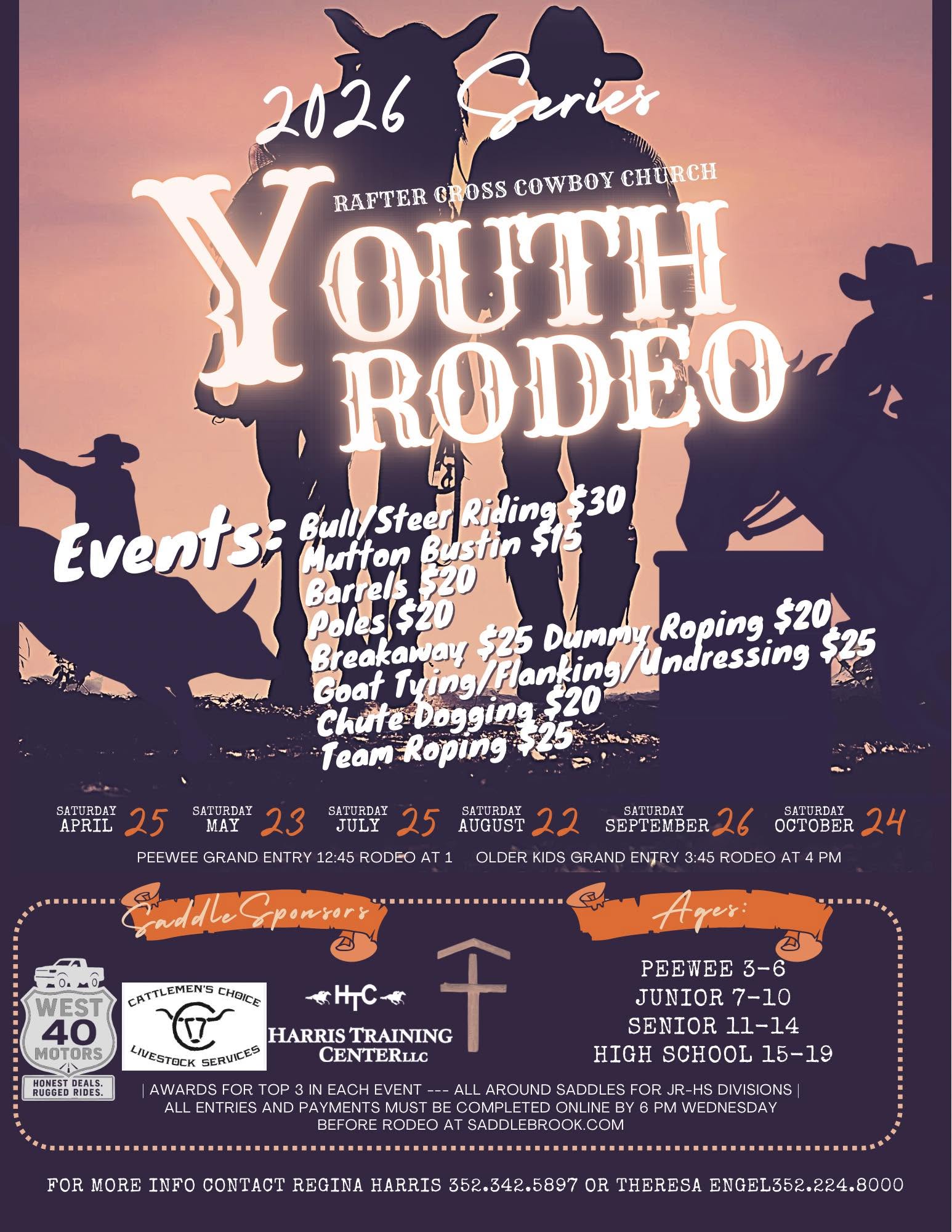 Rafter Cross Cowboy Church Youth Rodeo
