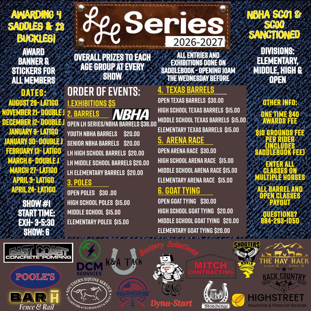 LH Series Show #2 Double J flyer