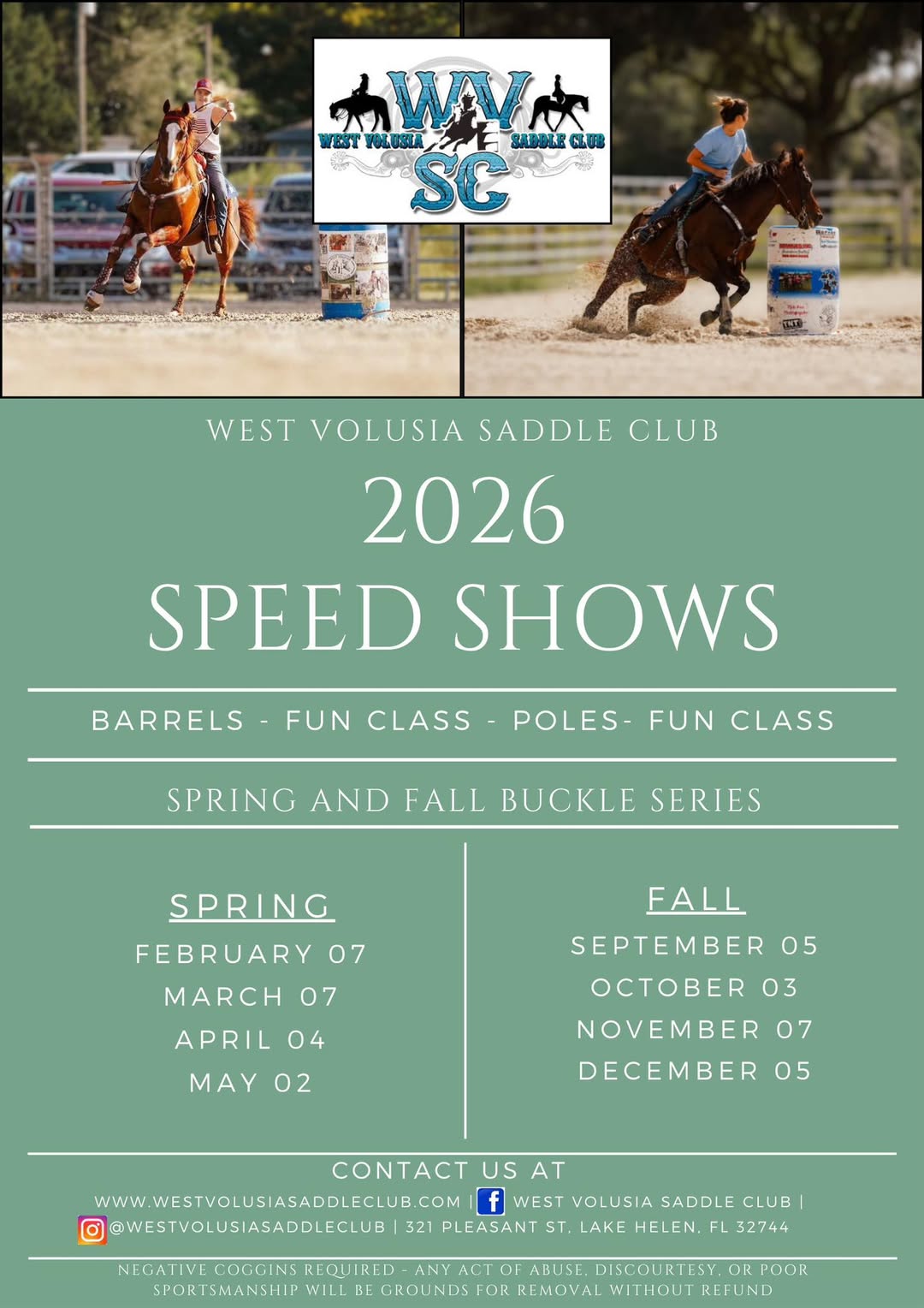 October Speed show flyer