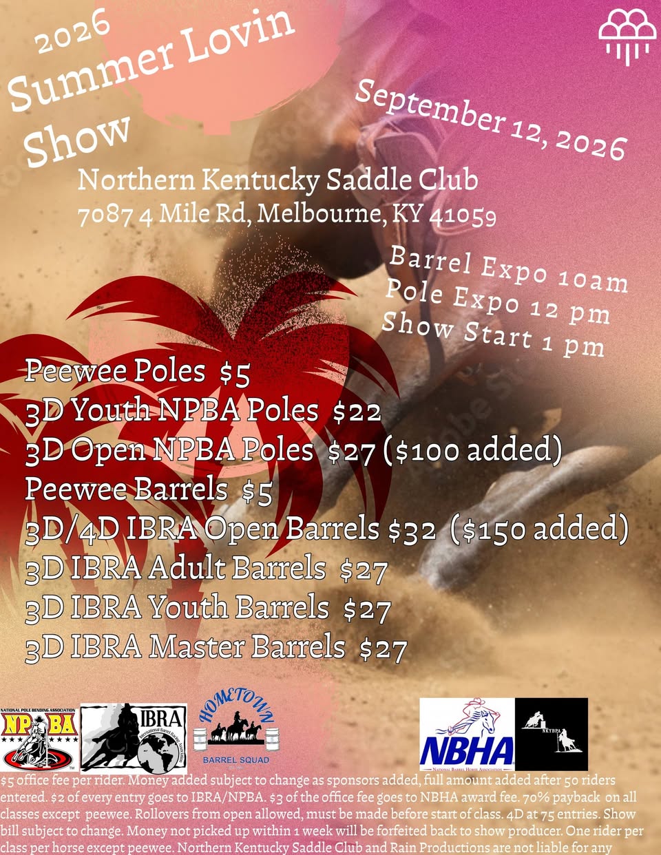 Summer Lovin Series flyer
