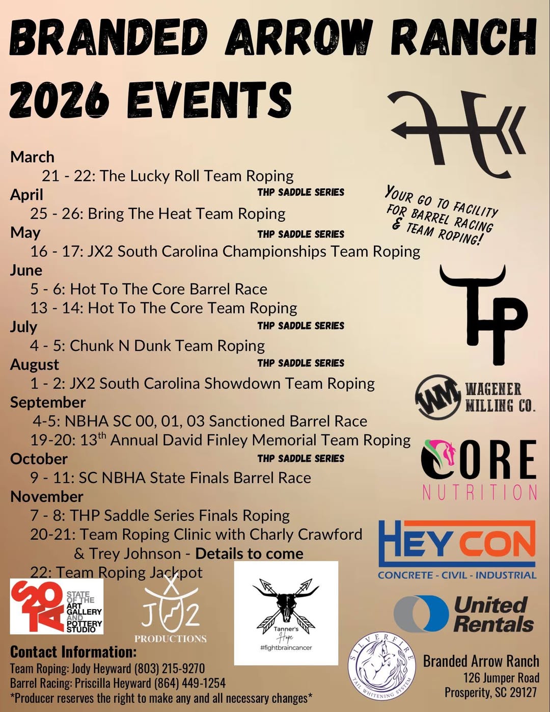 SC State NBHA Show flyer