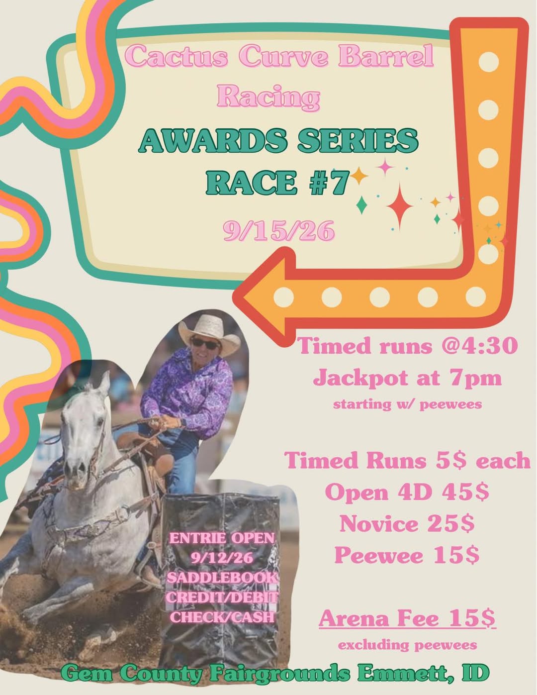 Barrel Race Series (Race #7) flyer