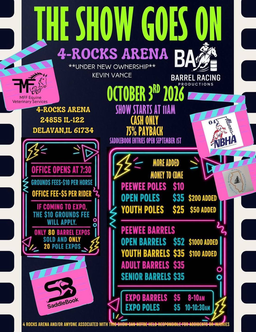The Show Goes ON  flyer