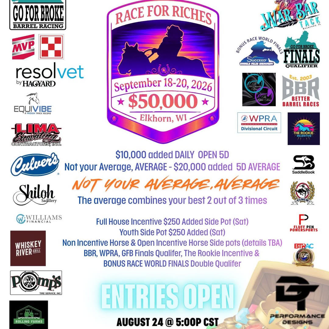RACE FOR RICHES | Elkhorn, WI flyer