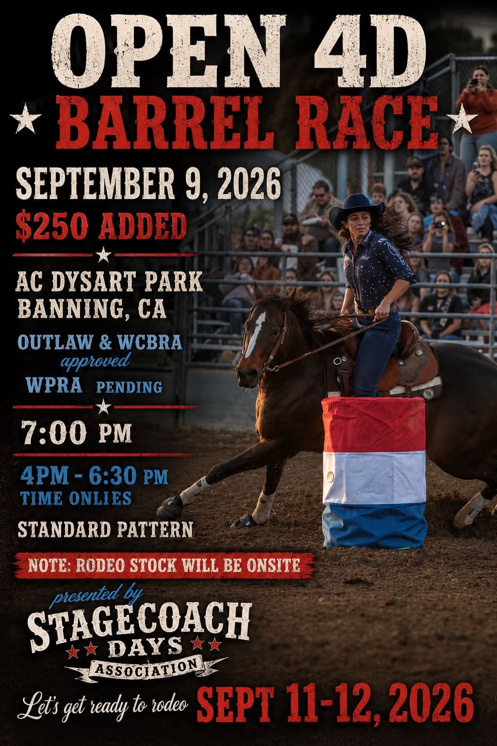 Wednesday Night Barrel Race flyer