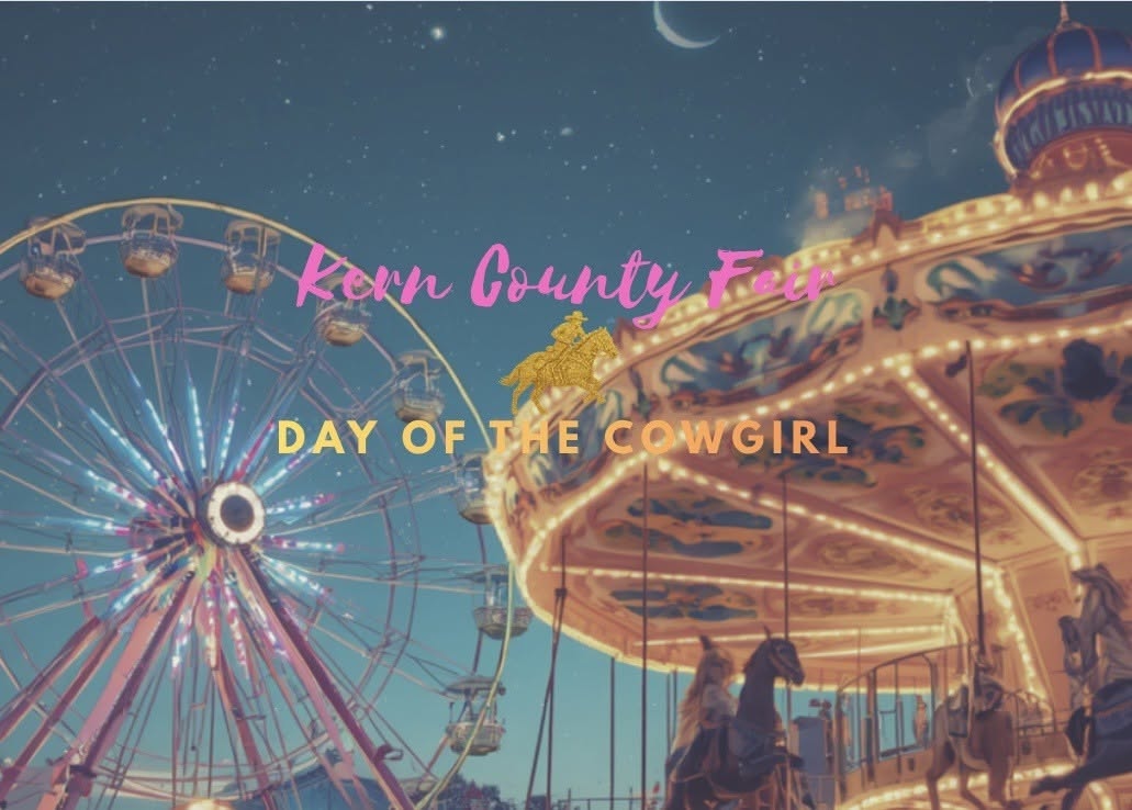 Day of the Cowgirl at the Kern County Fair flyer