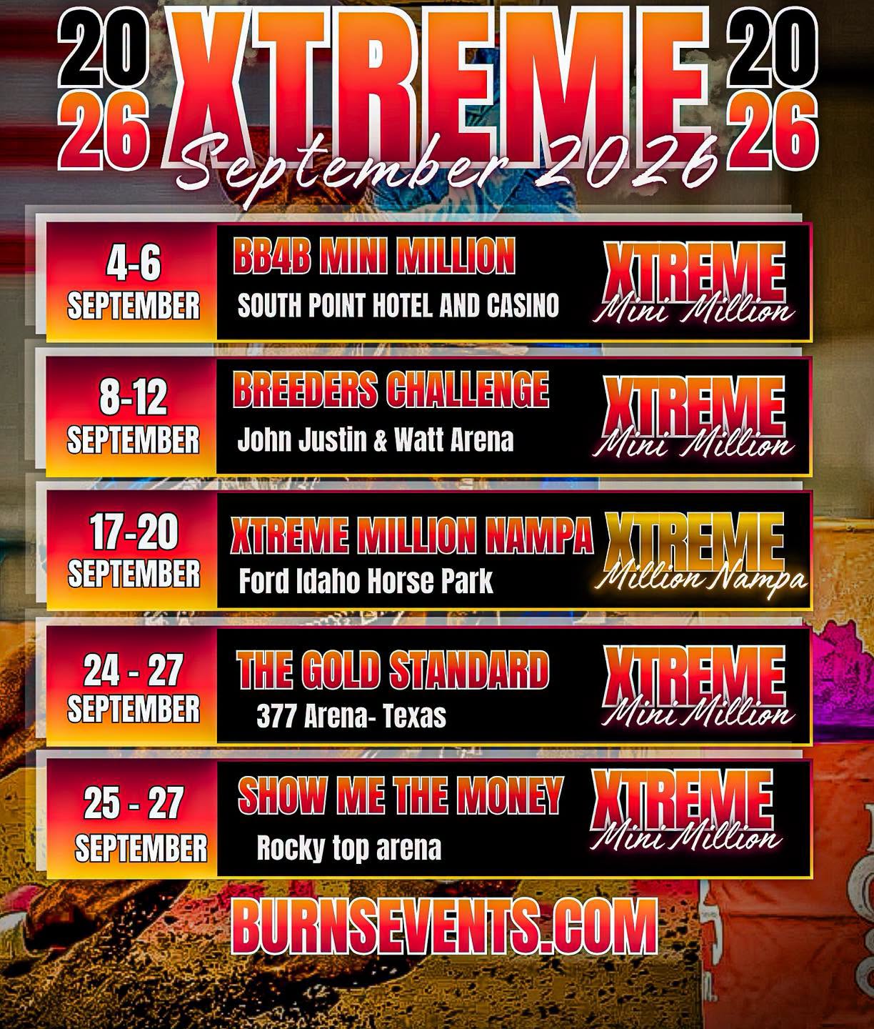 Xtreme Mini Million (Show Me the Money) flyer