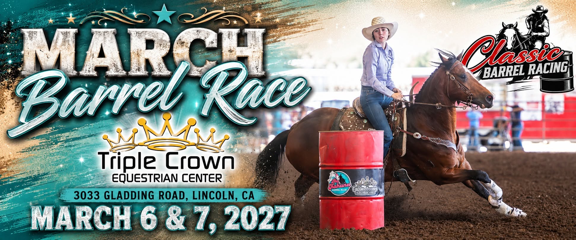 March Barrel Race flyer