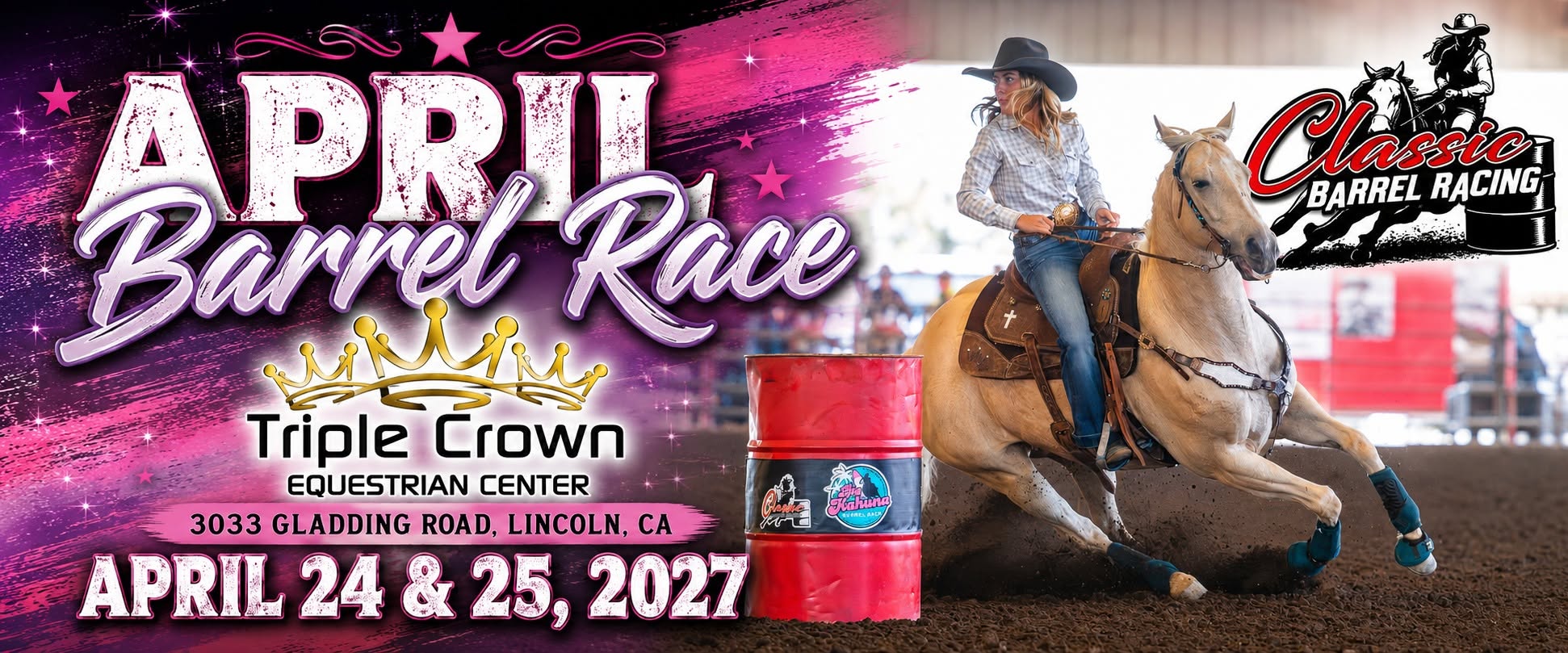 April Barrel Race flyer