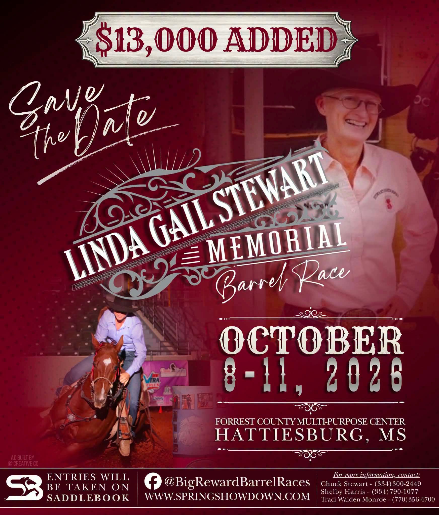6th Annual Linda Gail Stewart Barrel Race flyer
