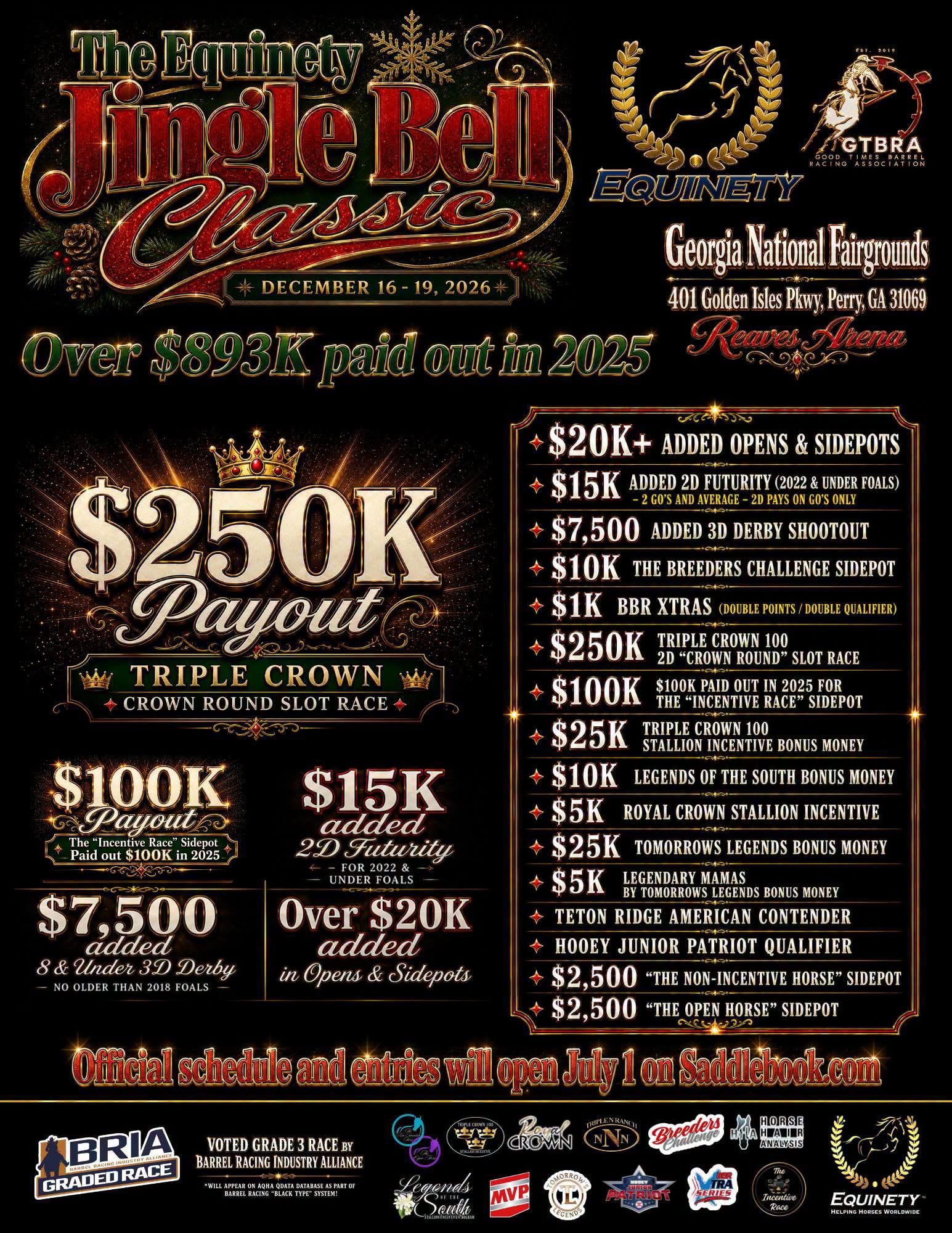 "Jingle Bell Classic" - Stalls, Exhibitions, Vendor page ONLY!  flyer
