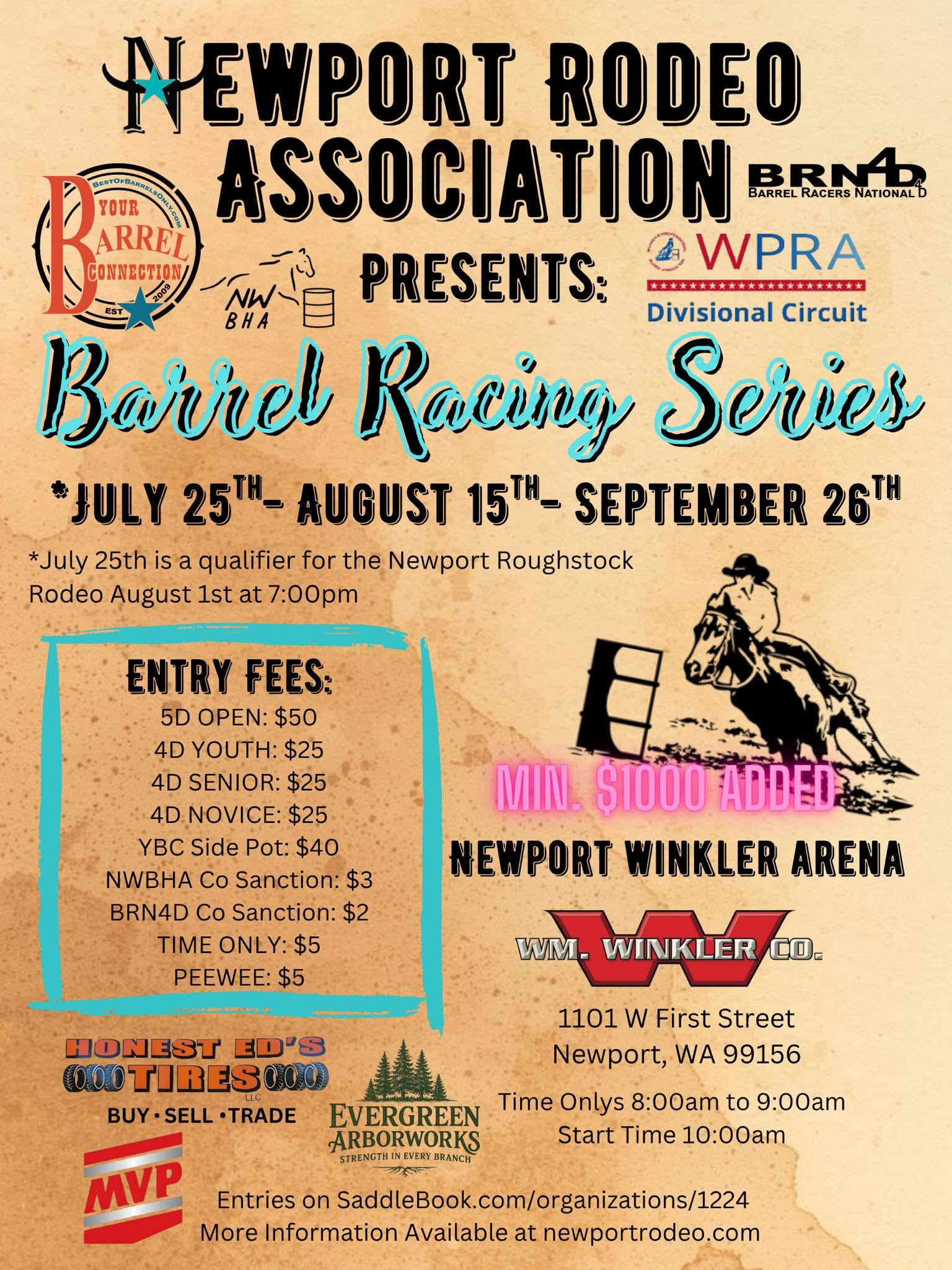 Newport 5D Barrels flyer