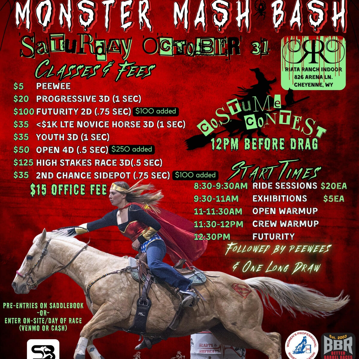 Monster Mash Bash flyer