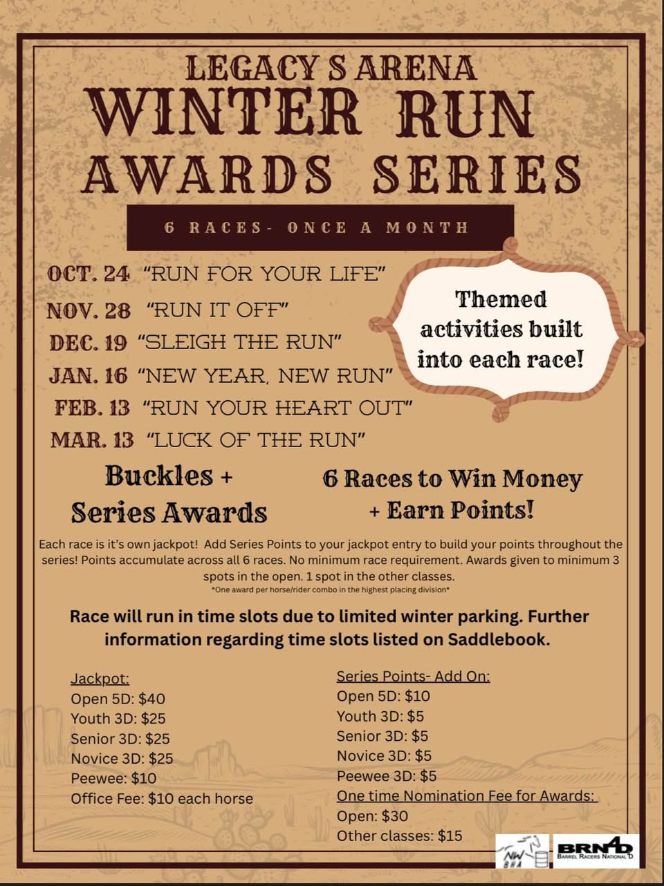 Legacy S Winter Run Series: Run for Your Life flyer