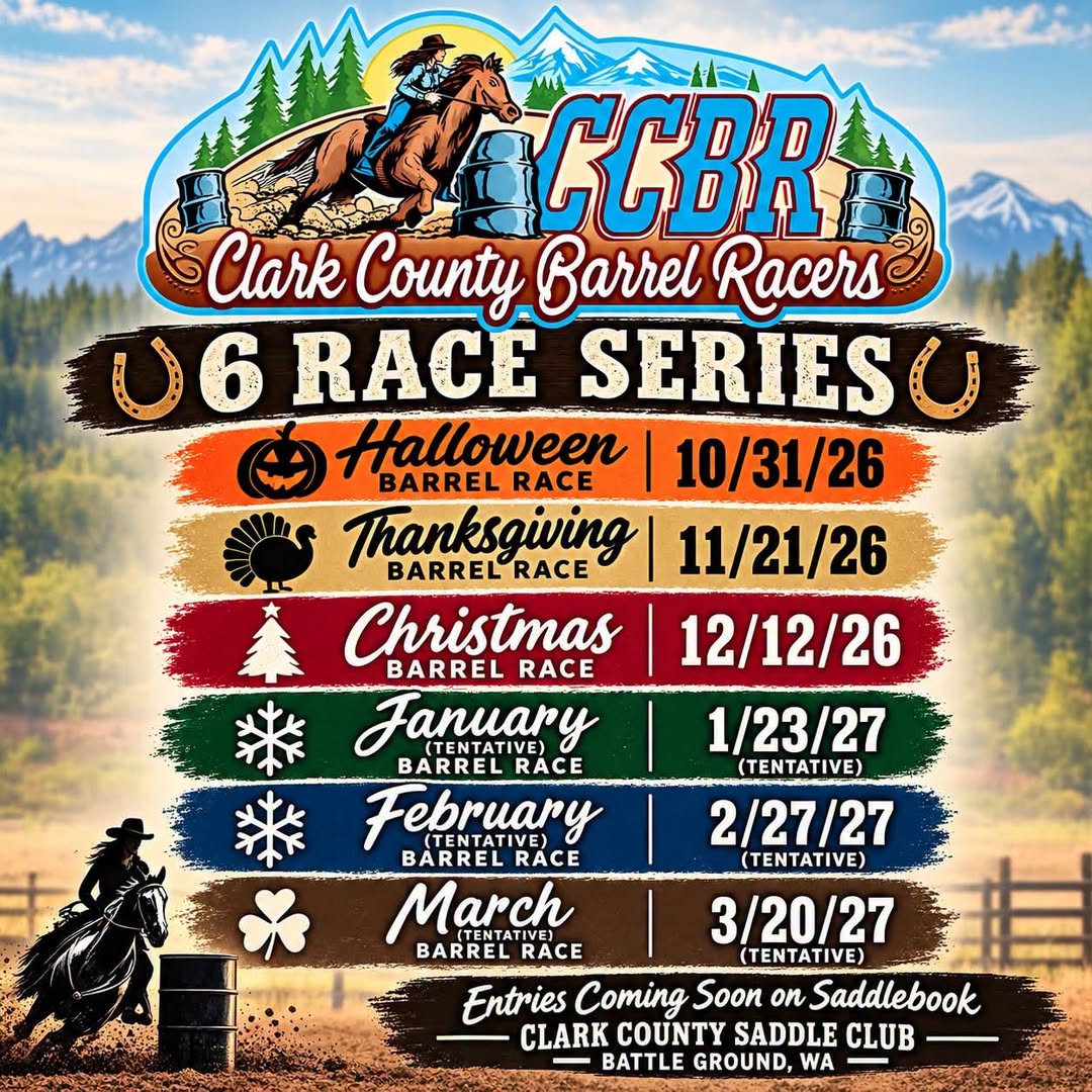 CCBR Halloween Barrel Race flyer