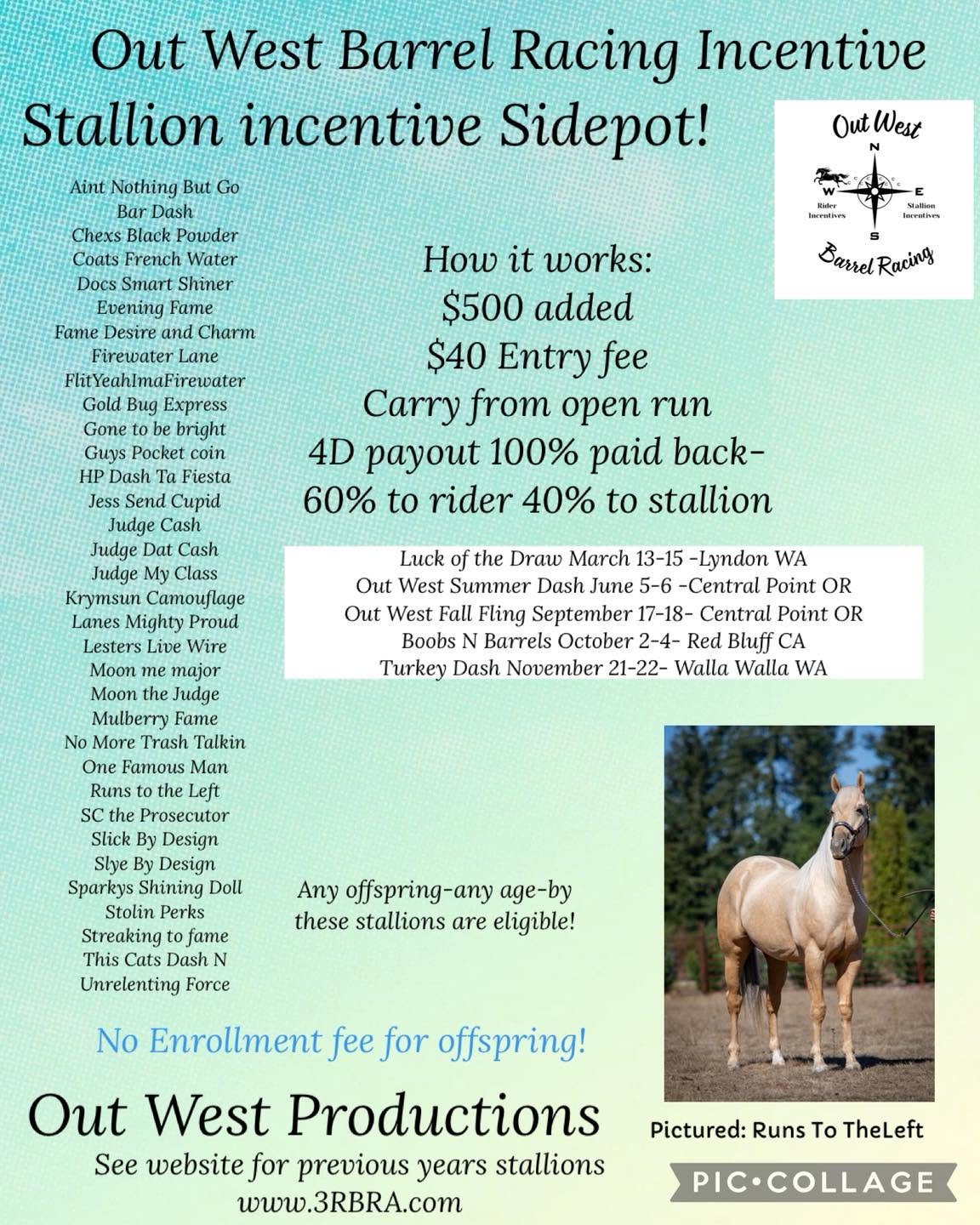 OWBRI Side Pot Turkey Dash  flyer