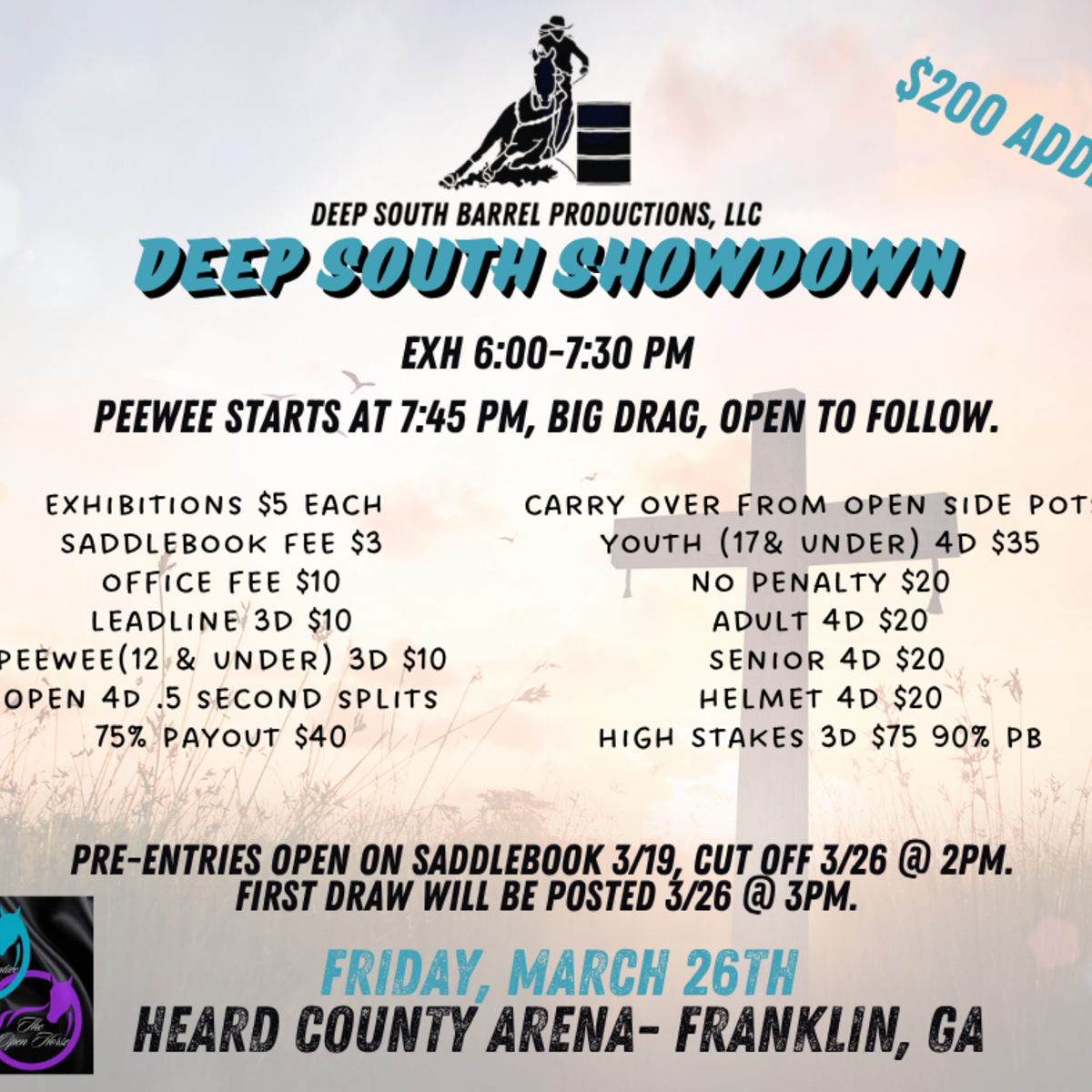 3.26.27 Deep South Showdown flyer
