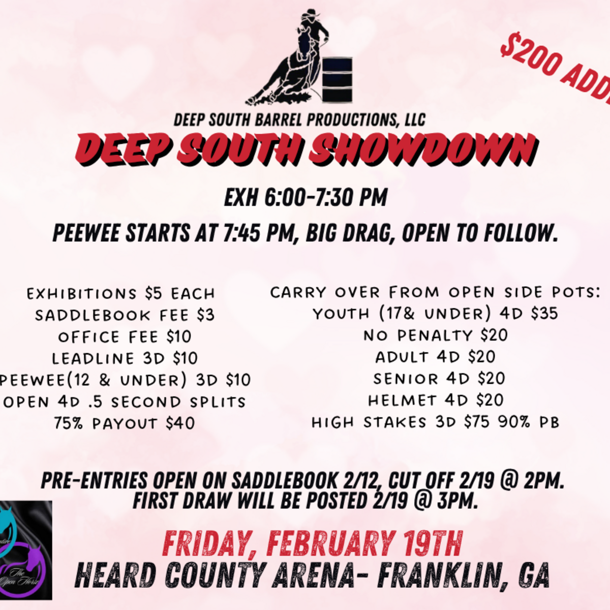 2.19.27 Deep South Showdown flyer