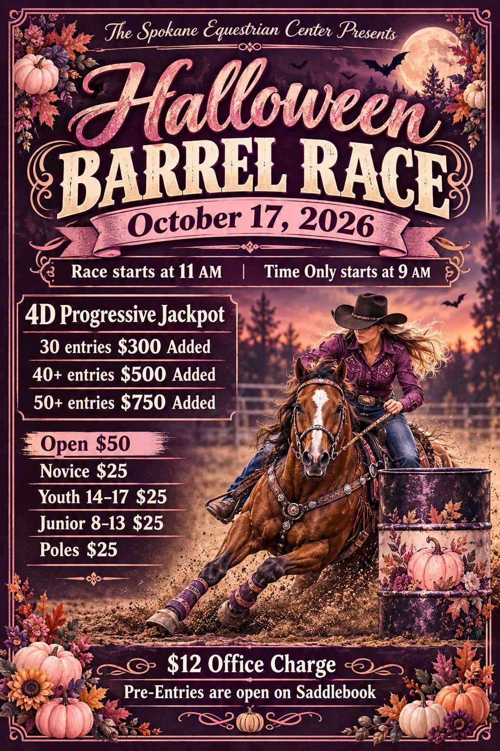 Halloween Barrel Race flyer