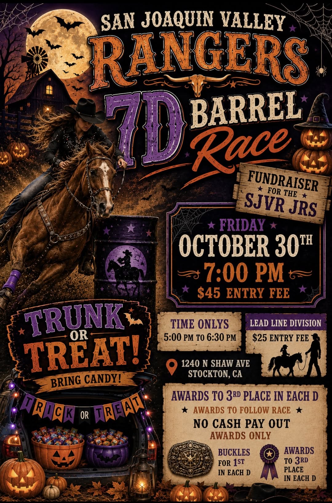 Halloween 7D Barrel Race