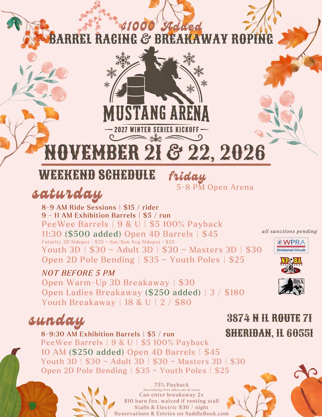 2027 Winter Series Barrel Race #1