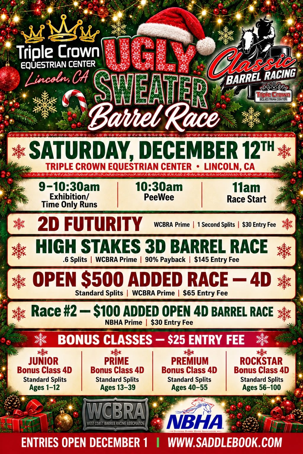 Ugly Sweater Barrel Race