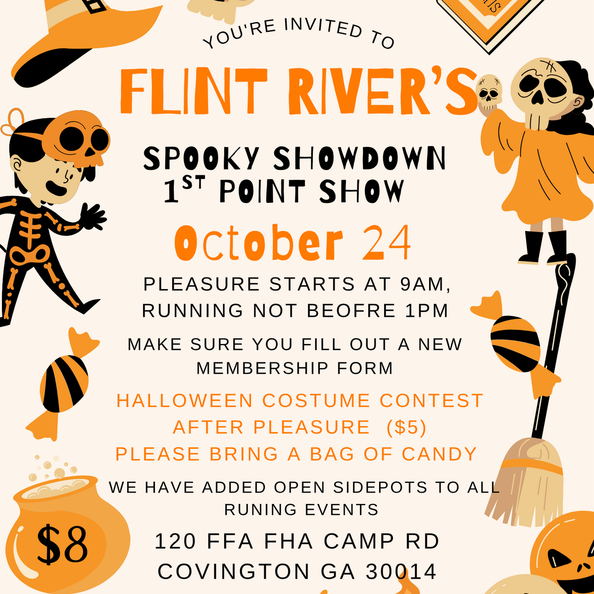 FRHA "Spooky Showdown" Pleasure 1st Point Show 2026-2027